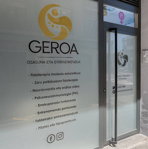 Geroa Zentroa. Fisioterapia, Entrenamiento, Readaptación, Embarazo Activo, Suelo Pélvico, Pilates... En Gernika