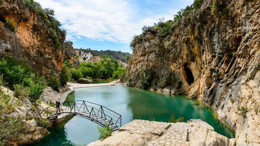 centro modle Río De Bolbaite. Zona Recreativa